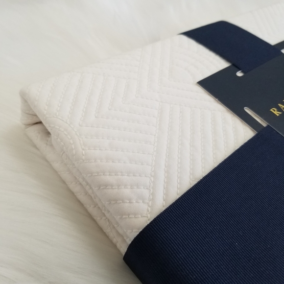 Ralph Lauren Park Row Elysia Euro Sham Cream New - Picture 2 of 9